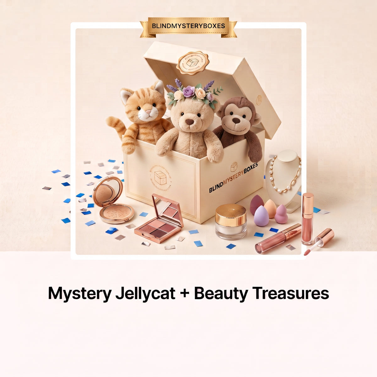 Mystery Jellycat +  Beauty Treasures